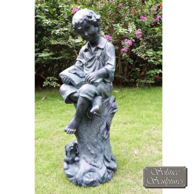 See more information about the Arthur 89cm Garden Ornament Statue (Lead in colour)