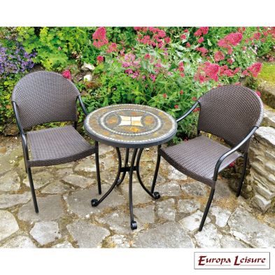 See more information about the Torello Outdoor Garden Bistro Set (supplied with 2 San Tropez Chairs)