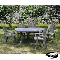 See more information about the Toscana Outdoor Garden Furniture Set (supplied with 6 Creta Garden Chairs)