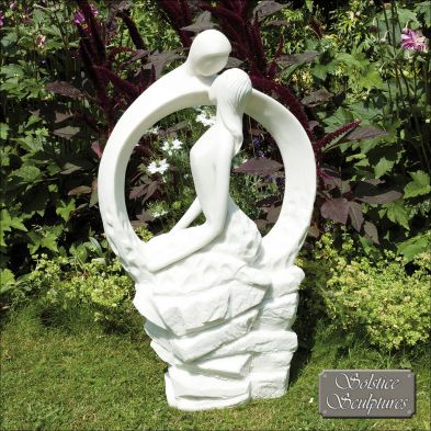 See more information about the Blissful Halo Garden Ornament Statue (white in colour)