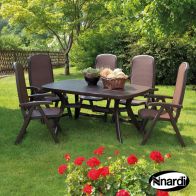 See more information about the Toscana Garden Furniture Set (supplied with 6 Coffee Delta Chairs)