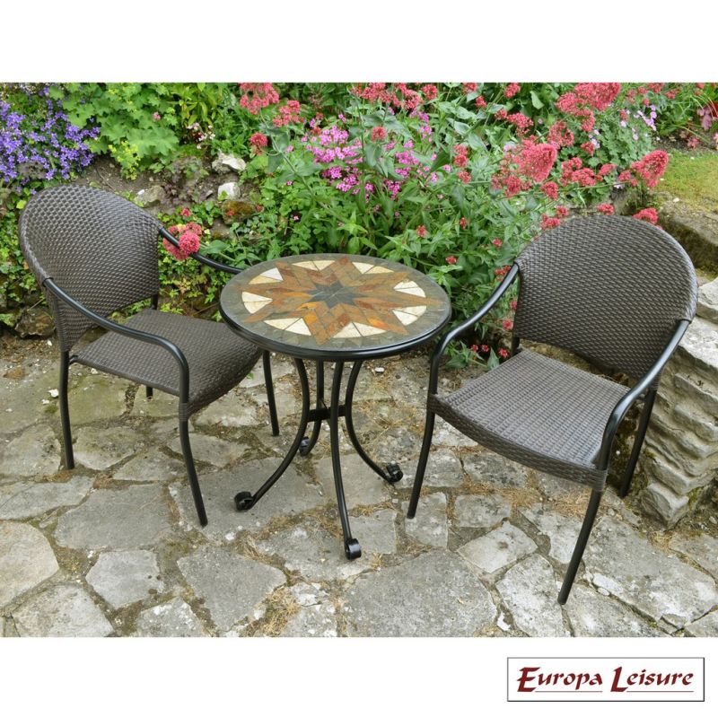 Montilla Outdoor Garden Bistro Set (Supplied with 2 San Tropez Garden Chairs)