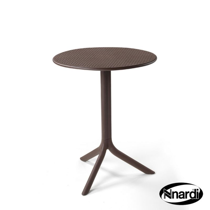 Step Bistro Outdoor Garden Furniture Table (Coffee Coloured)