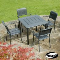 See more information about the Maestrale Garden Furniture Set (supplied with 4 Anthracite Musa Chairs)