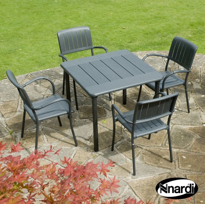 Maestrale Garden Furniture Set (supplied with 4 Anthracite Musa Chairs)