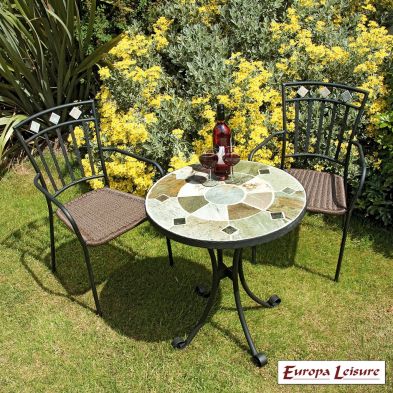 See more information about the Orba Garden Bistro Furniture Set (supplied with 2 Murcia Chairs)