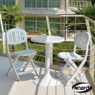 See more information about the Tucano Bistro Garden Furniture Set (supplied with 2 white Capri Chairs)