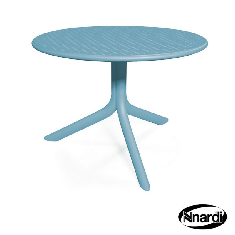 Step Outdoor Garden Bistro Table (Blue)