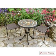 See more information about the Torello Garden Bistro Set (supplied with 2 Malaga Chairs)