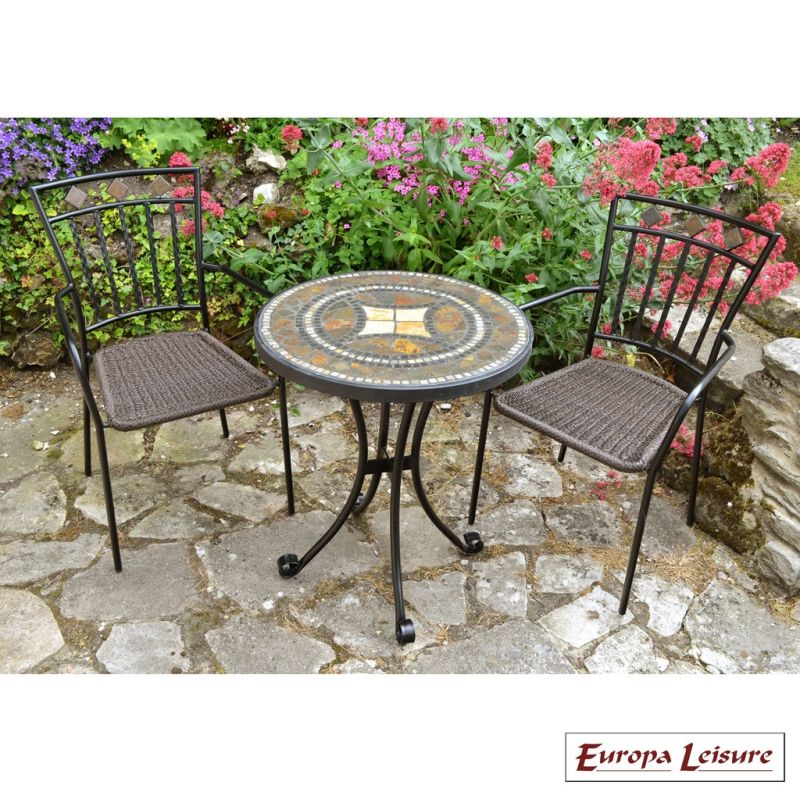 Torello Garden Bistro Set (supplied with 2 Malaga Chairs)