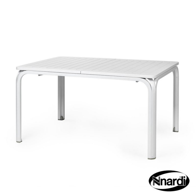 Alloro Outdoor Garden Table 140-210cm (White)