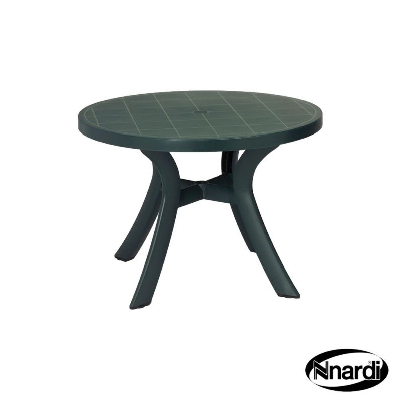 Toscana 100 Outdoor Garden Table (Green with plain top)