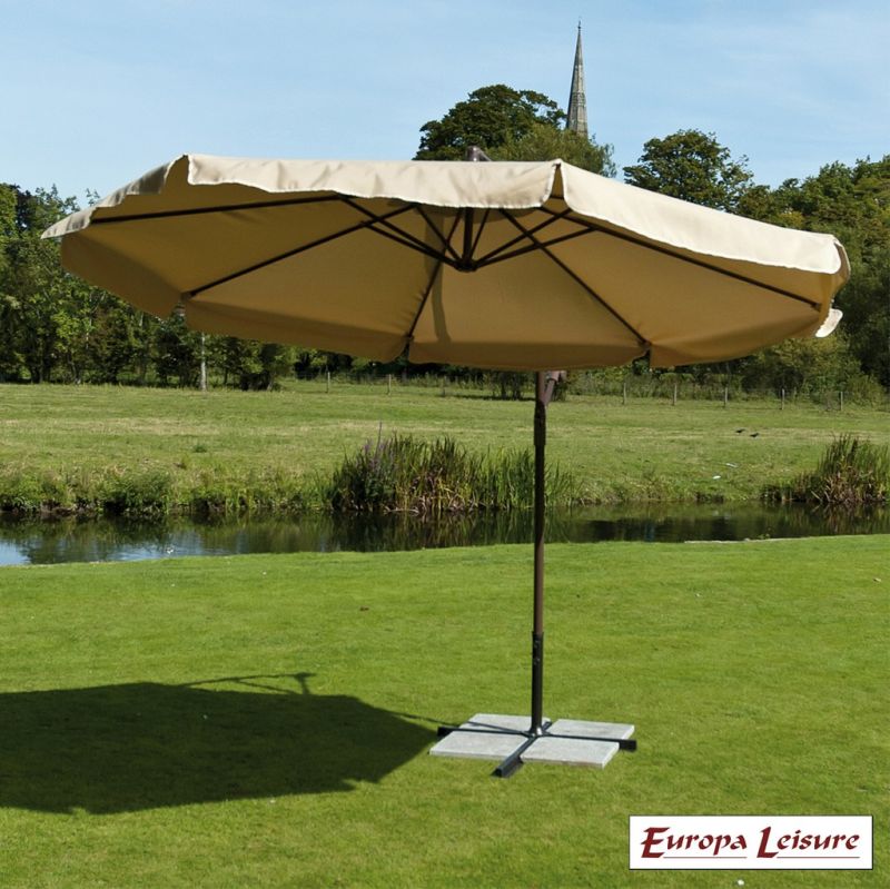 3.0M Cantilever Garden Parasol Beige