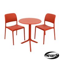 See more information about the Red Step Garden Bistro Set (supplied with 2 Red Bistro Chairs)