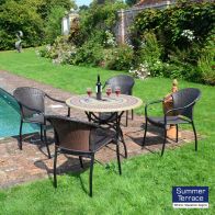 See more information about the Mataro 100 Garden Patio Set (supplied with 4 San Tropez Chairs)