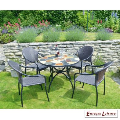 See more information about the Pomino Garden Furniture Set (supplied with 4 San Tropez Chairs)