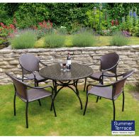 See more information about the Fleuretta 90 Patio Garden Set (supplied with 4 San Tropez Chairs)