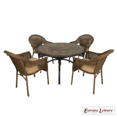 See more information about the Santa Maria Garden Furniture Set (supplied with 4 Bavaria Chairs)