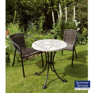 See more information about the Romano Bistro Garden Furniture Set  (supplied with 2 San Remo Chairs)