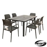 See more information about the Libeccio Garden Furniture Set (Supplied with 6 Anthracite Bora Chairs)