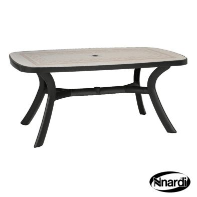 See more information about the Toscana 165 Outdoor Garden Table (Anthracite in colour with Ravenna style top)