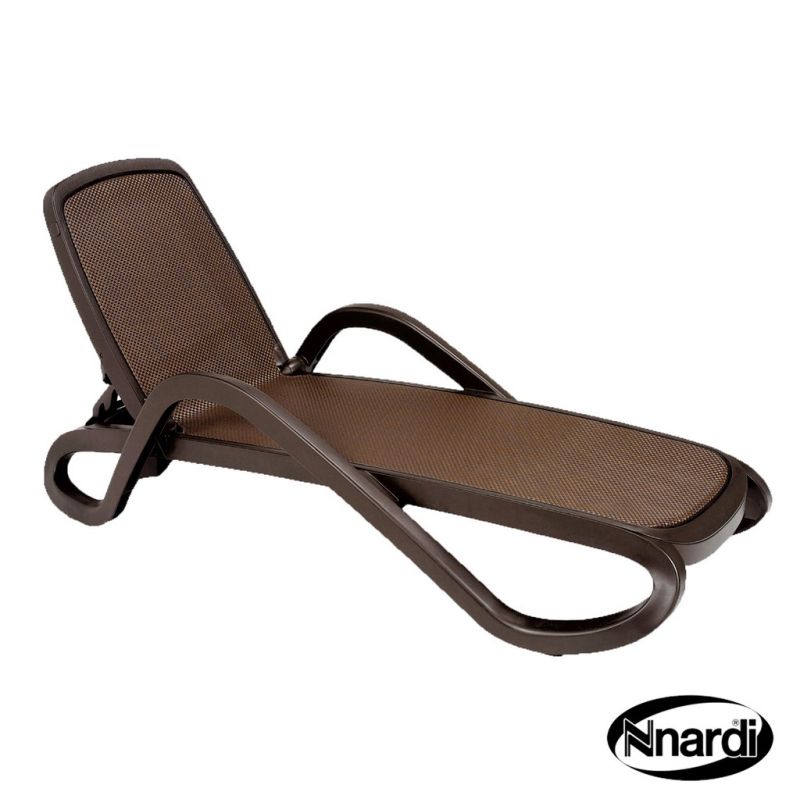 Alfa Garden Lounger (Coffee Coloured)