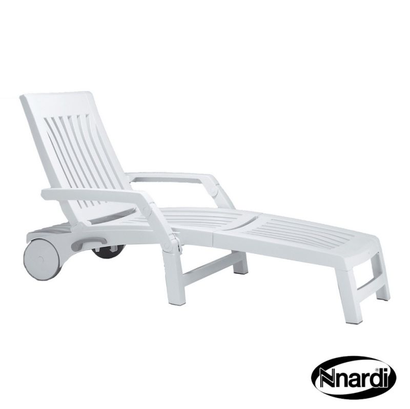 Nettuno Garden Lounger White