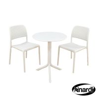 See more information about the Step Garden Bistro Set (supplied with 2 White Bistro Chairs)