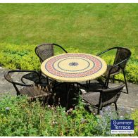 See more information about the Mataro 100 Garden Patio Set (Supplied with 4 San Remo Chairs)