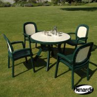 See more information about the Toscana 100 Garden Furniture Set (Supplied with 4 Green Beta Chairs)