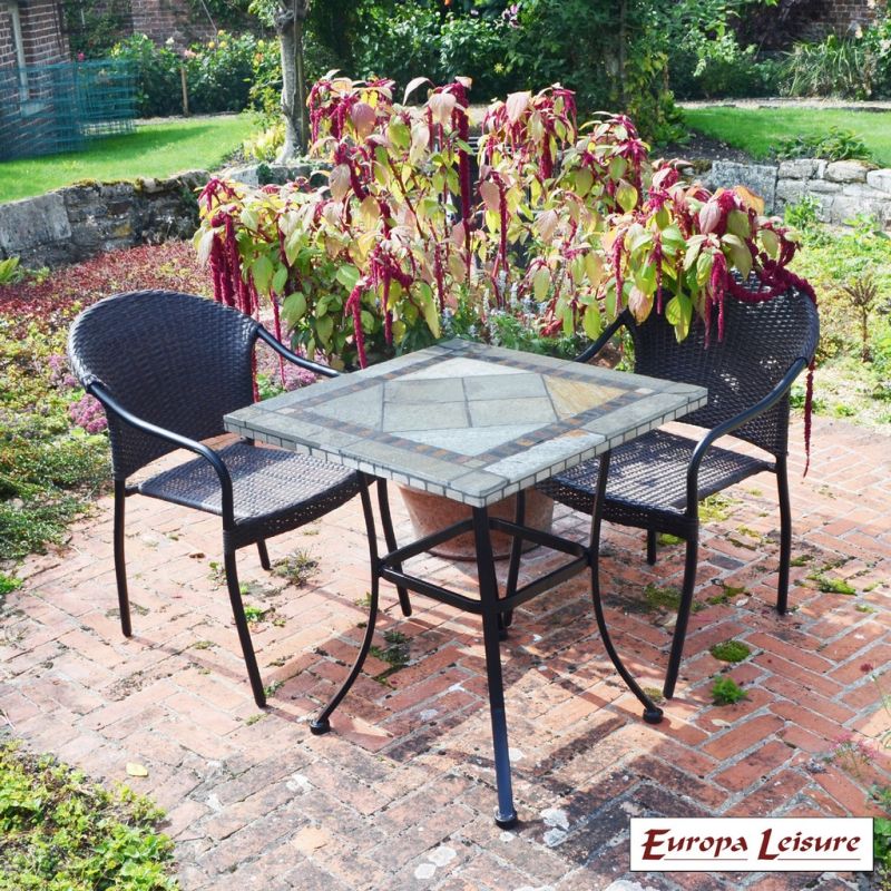 Vinaros Garden Bistro Set (Supplied with 2 San Tropez Chairs)