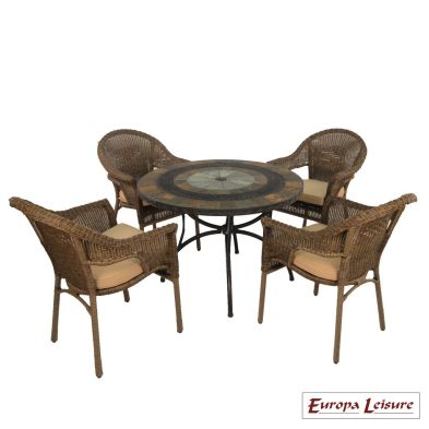 See more information about the Alcira Garden Furniture Set (Supplied with 4 Bavaria Chairs)