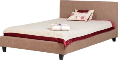 See more information about the Prado Double Bed - Sand Fabric