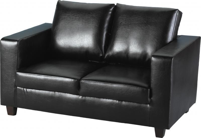 Tempo Two Seater Sofa-in-a-Box - BLACK