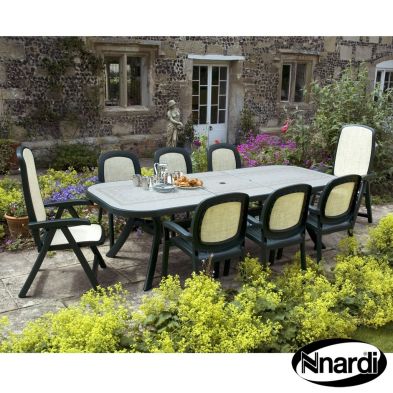 See more information about the Toscana 250 Garden Furniture Set (Green with Ravenna design, supplied with 2 Delta & 4 Beta Chairs)