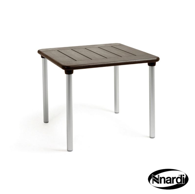 Maestrale 90 Outdoor Garden Table (Coffee colour)