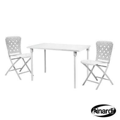 See more information about the Zic Zac Garden Furniture Spring Set White (Supplied with 2 x chairs)