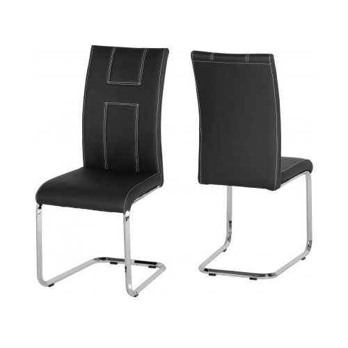 See more information about the A2 Chair in Black PU\Chrome