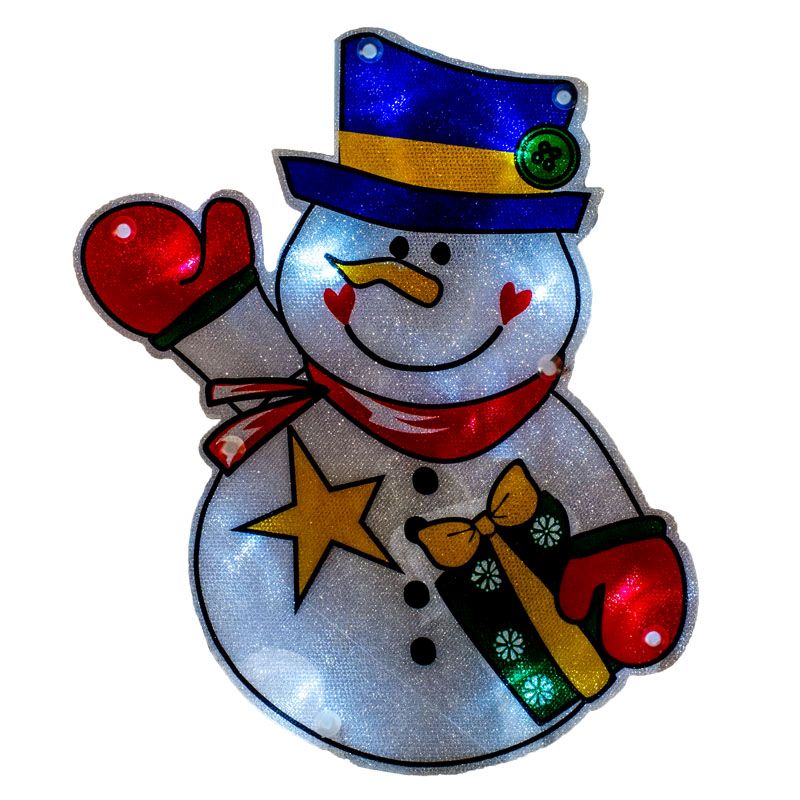 LED Window Light (Snowman)