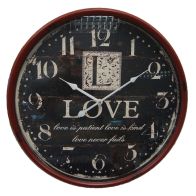 See more information about the Love Iron Wall Clock 51cm Diameter