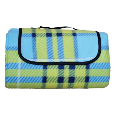 See more information about the Fleece Picnic Blanket 125cm x 150cm (Blue & Green)