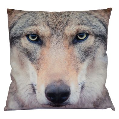 See more information about the Photographic Animal Cushion 45 x 45cm (Wolf)