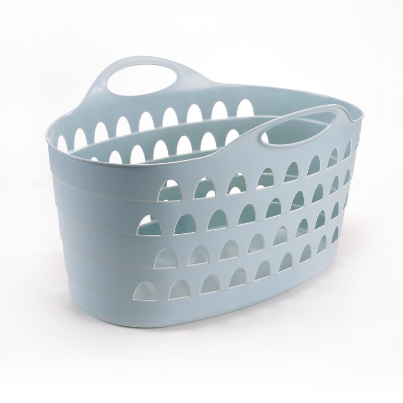 Laundry Basket Flexible 60L Duck Egg