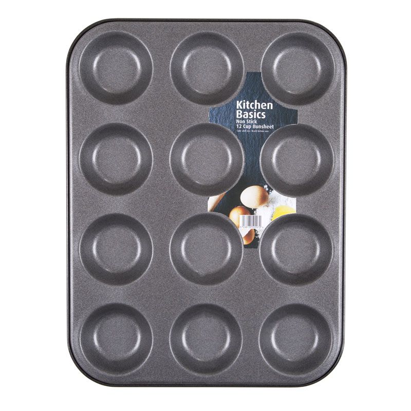 Non Stick 12 Hole Bun Sheet