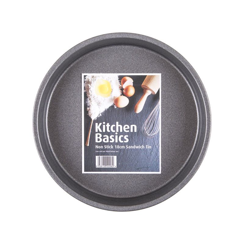 Non Stick 18cm Sandwich Tin