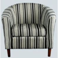 See more information about the Black Stripe Tub Chair - April