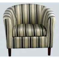 See more information about the Chocolate Stripe Tub Chair - April