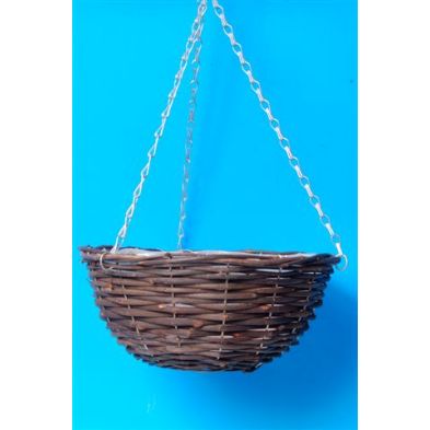 See more information about the Black Rattan Basket (12")