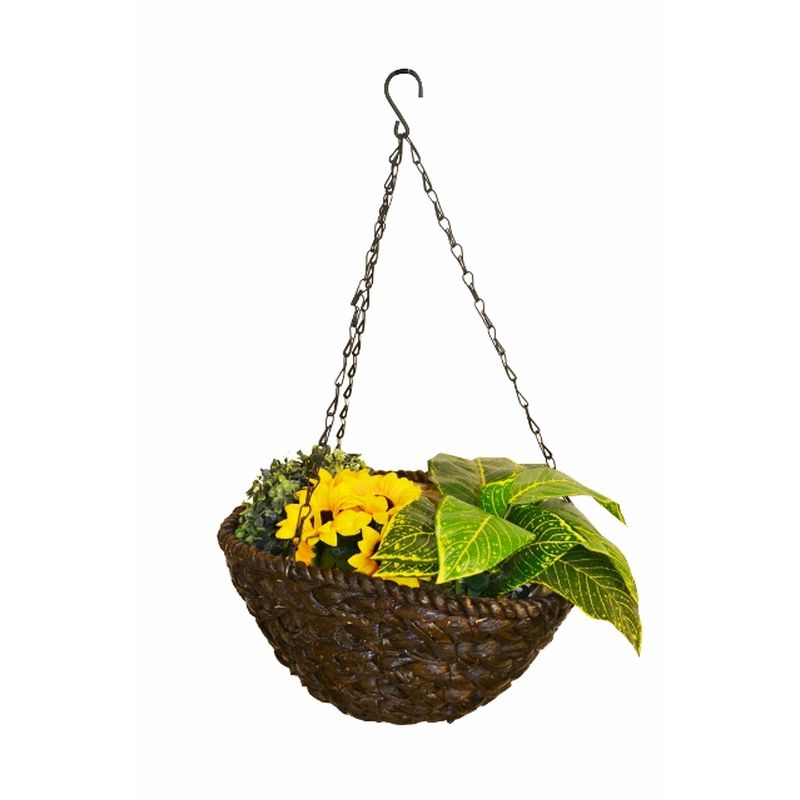 Water Hyacinth Basket (14")