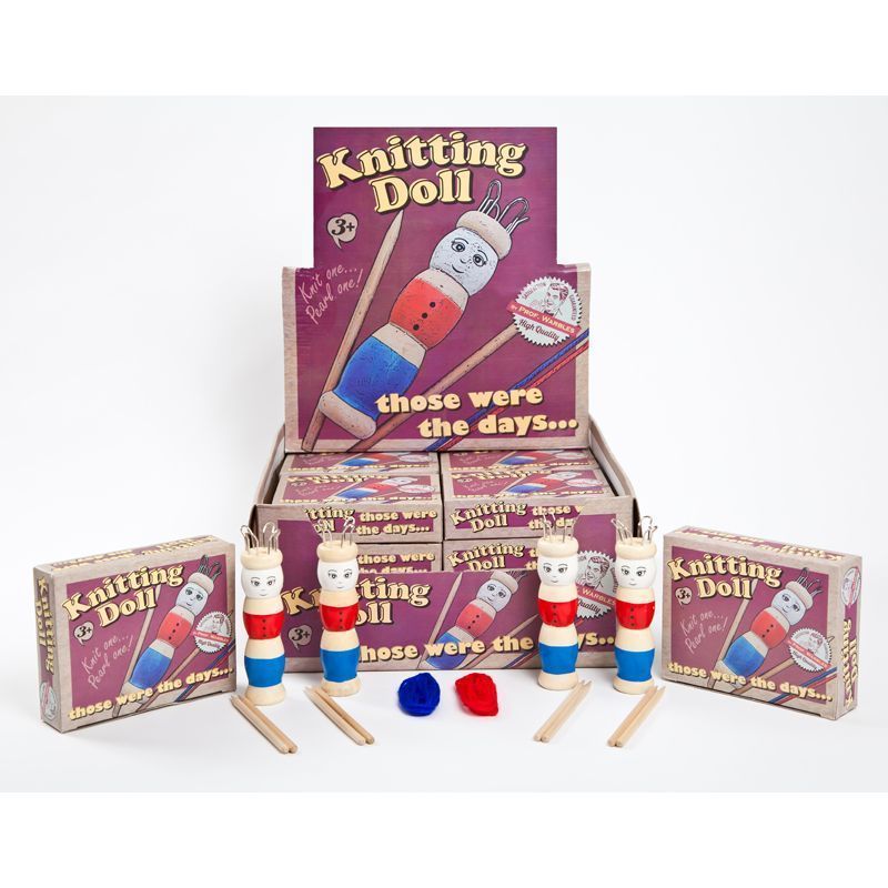 Retro French Knitting Doll